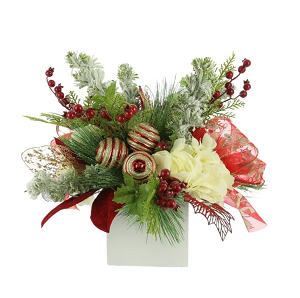Polysilk Hydrangea Arrangement