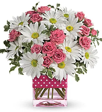 Teleflora's Polka Dots And Posies