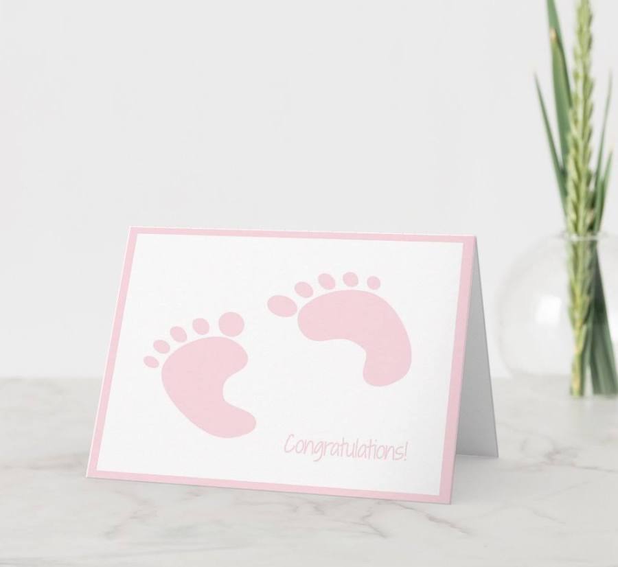 Baby girl card