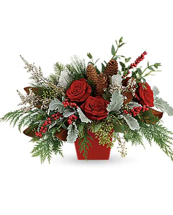 Winter Blooms Centerpiece