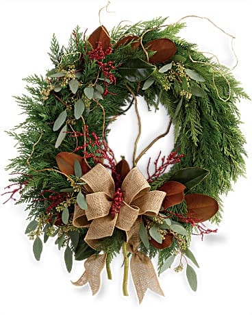 RUSTIC HOLIDAY WREATH