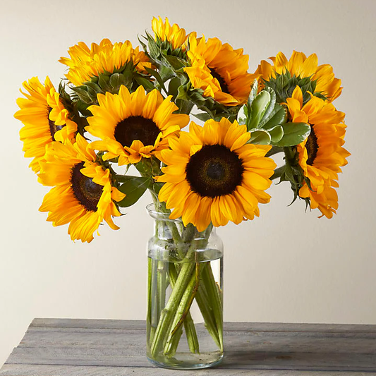 Honey Bee Sunflower Bouquet