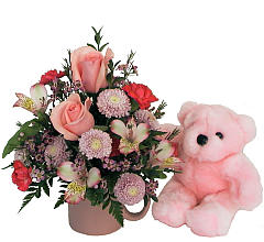 Flowers in a Mug, Teddy