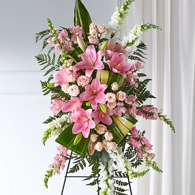 Elegant Embrace Standing Spray